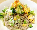 ポテトポタージュの素で簡単✨そばパスタ✨作り方9写真