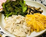 夏にサッパリ蒸し鶏サラダ風冷麺作り方1写真