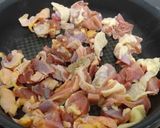 たけのこと鶏肉の煮込み作り方1写真