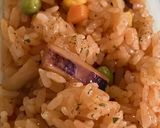 野菜ジュースで炊くイタリアンなイカ飯作り方6写真