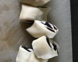 材料三つの美味しいあんこ入りデニッシュ作り方3写真