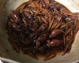 ホタルイカと生姜の煮付け作り方7写真
