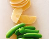 簡単☆たけのことスナップえんどうの炒め物作り方1写真