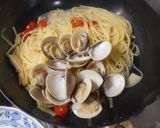 竹の子と蛤のパスタ作り方12写真