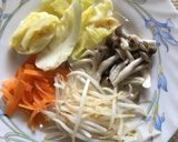 レンジでつけ麺風作り方1写真