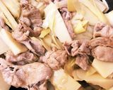 たけのこと豚肉のオイスター炒め♡作り方3写真