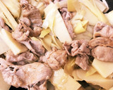 たけのこと豚肉のオイスター炒め♡作り方3写真