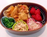 ４月１６日　鶏肉とカシューナッツ弁当作り方3写真