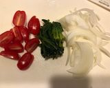 ベーコンと野菜の和風パスタ作り方1写真