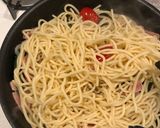 ベーコンと野菜の和風パスタ作り方5写真