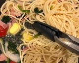 ベーコンと野菜の和風パスタ作り方6写真