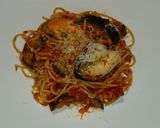 野菜沢山 ムール貝（パーナ貝）パスタ作り方10写真
