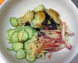 野菜ジュースで簡単♪冷や汁風スープごはん作り方3写真