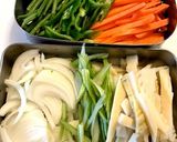 筍で焼きそば風チャオミン作り方1写真