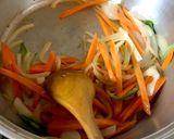 筍で焼きそば風チャオミン作り方3写真