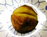 蒸かしたじゃがいもの塩辛のせ作り方8写真