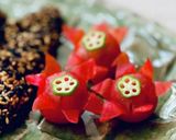 ミニトマトでお花作るよ。作り方13写真