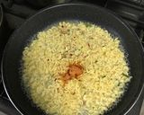 チーズが絡む汁なし辛ラーメン作り方3写真