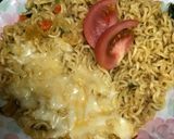チーズが絡む汁なし辛ラーメン作り方5写真