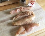オートミールの衣で ヘルシーささみ焼き作り方5写真