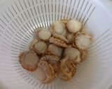 ベビーホタテのネギ味噌唐揚げ作り方1写真