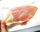 鳥むね肉で簡単☆自家製サラダチキン☆作り方2写真