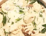 ♡ふわっふわ鶏団子の豆乳仕立て♡作り方7写真