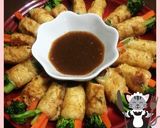 Fried Tofuの野菜巻き焼き♪作り方5写真
