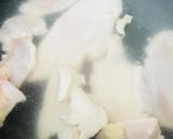 うす切り鶏肉と玉子のとろとろチキンスープ作り方2写真