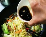 黒酢でさっぱり♪身体想いの焼きそば作り方7写真