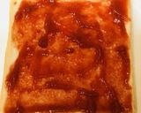 ケチャップ＆マヨネーズのチーズトースト作り方1写真
