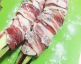 丸ごと長なすの豚バラ巻き❀茄子の肉巻き作り方2写真