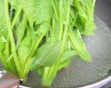 春色ふわっ＊ほうれん草とベーコンの卵とじ作り方4写真
