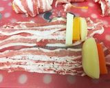 子供が喜ぶ☆豚バラ肉のポテト巻き☆作り方2写真