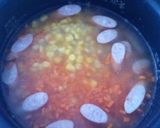コーンと人参とウインナーの炊飯器ピラフ作り方4写真