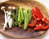ミニドテマヨトースト☆うずら卵と焼き野菜作り方1写真