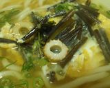 わらびの卵とじうどん作り方8写真