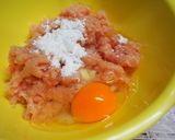 ふわふわ♪むね肉だんごのフライ♪作り方2写真