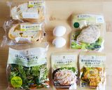 民泊飯 コンビニ総菜でかんたん洋朝食作り方1写真