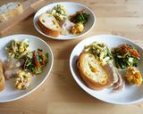 民泊飯 コンビニ総菜でかんたん洋朝食作り方15写真