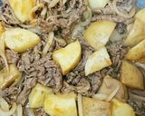 簡単！新じゃがと牛肉の旨辛炒め作り方4写真