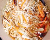 たっぷりキノコの中華スープ作り方6写真