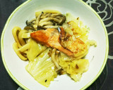 絶品 北海道鮭のちゃんちゃん焼きうどん作り方9写真