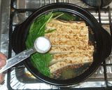 水菜・豆腐の花椒煮♪簡単スープ作り方7写真