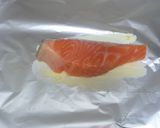 生鮭のホイルチーズ蒸し作り方2写真