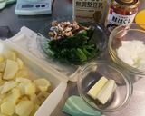 ほうれん草の豆乳ヘルシーグラタン作り方1写真