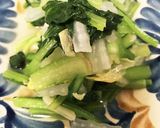 さっばり塩味、ほうれん草の蒸し煮作り方6写真