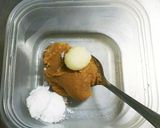 カレースプーンで作る味噌ダレ作り方2写真
