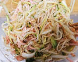 新玉・もやし・胡瓜の中華風和え物作り方3写真