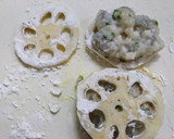 野菜と海老真丈蓮根挟み揚げ割下簡単餡掛け作り方11写真